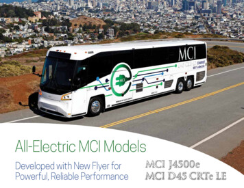 All-Electric MCI Models - California HVIP