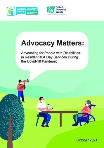 Advocacy Matters