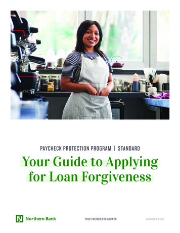 PAYCHECK PROTECTION PROGRAM STANDARD Your Guide To Applying For Loan .