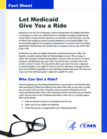 Let Medicaid Give You A Ride - Centers For Medicare .