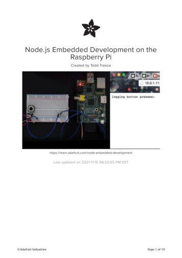 Node.js Embedded Development On The Raspberry Pi