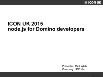 Node.js For Domino Developers - LDC Via