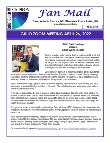 Guild Zoom Meeting April 26, 2022