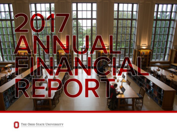 2017 ANNUAL FINANCIAL REPORT - Ohio State University