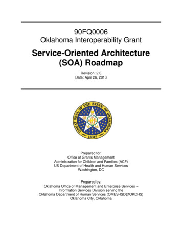Service-Oriented Architecture (SOA) Roadmap