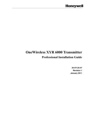 OneWireless XYR 6000 Transmitter - Accontrols 