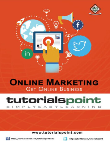 Online Marketing - Tutorialspoint