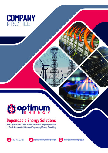 Optimum Energy Company Profile