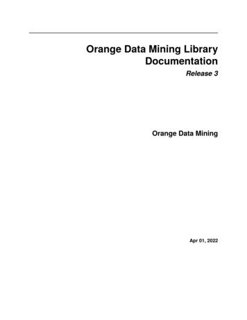 Orange Data Mining Library Documentation - Read The Docs