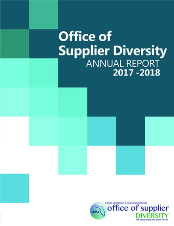 Office Of Supplier Diversity - Florida