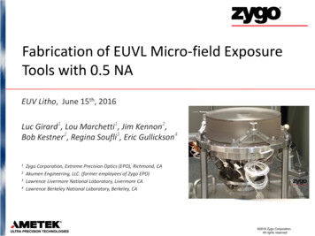 Fabrication Of EUVL Micro-field Exposure Tools With 0.5 NA