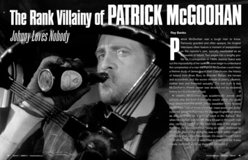 The Rank Villainy Of PaTRick McGoohan P