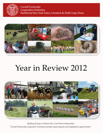 Year In Review - Cornell University
