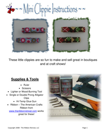 Supplies & Tools - The Ribbon Retreat