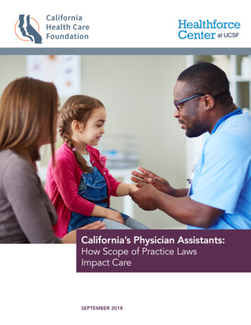 Physician Assistants - California Health Care Foundation
