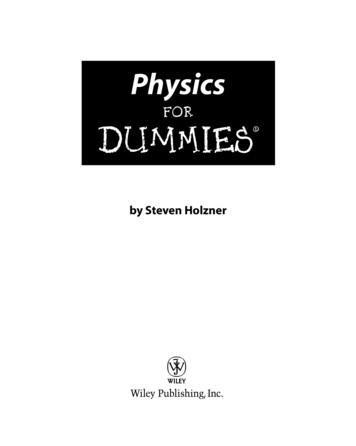 Physics For Dummies - Xaeyr's Blog