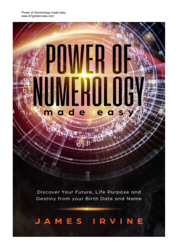 Power Of Numerology Made Easy 67goldenrules