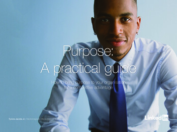 Purpose: A Practical Guide - LinkedIn