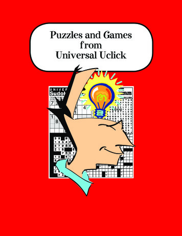 Puzzles And Games From Universal Uclick