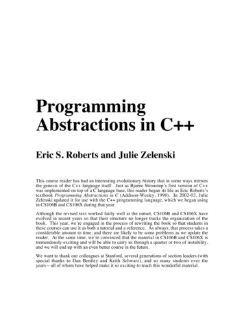 Programming Abstractions In C 