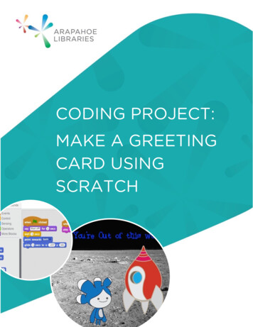 CODING PROJECT: MAKE A GREETING CARD USING SCRATCH