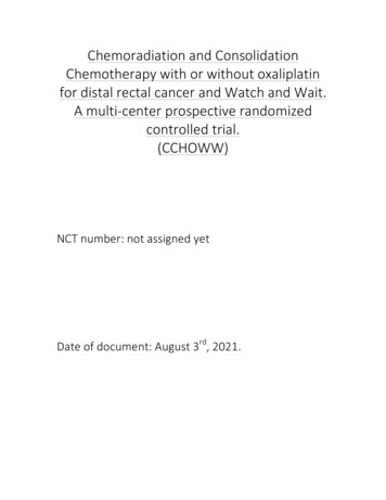 Chemoradiation And Consolidation Chemotherapy With Or Without .