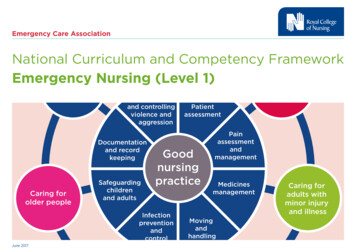 Emergency Nursing (Level 1) - Royal College Of Nursing