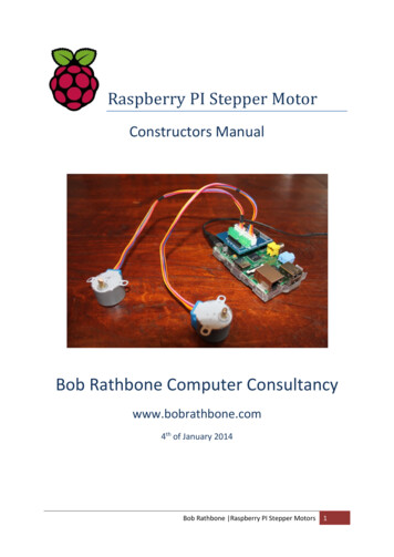 Raspberry PI Stepper Motor - Bob Rathbone