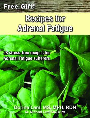 Recipes For Adrenal Fatigue - Dr. Lam