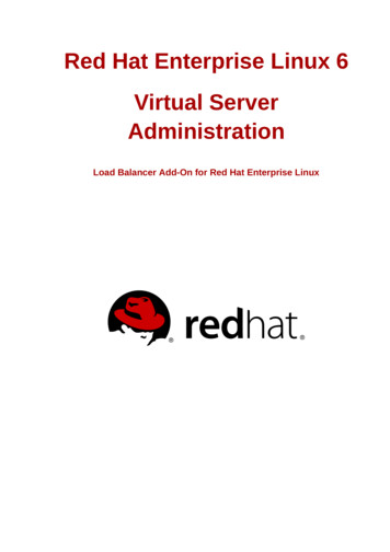 Virtual Server Red Hat Enterprise Linux 6 Administration