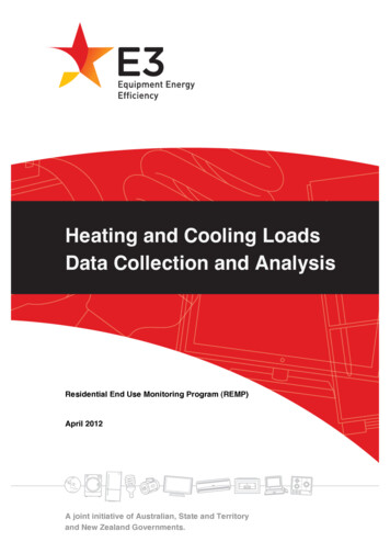 Heating And Cooling Loads Data Collection And Analysis