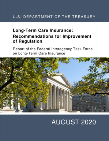Federal Interagency Task Force Long-Term Care Insurance