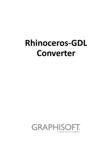 Rhinoceros GDL Converter