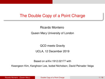 The Double Copy Of A Point Charge