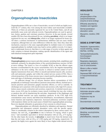 Acts Through Organophosphate Insecticides