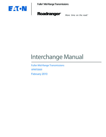 Interchange Manual - Roadranger