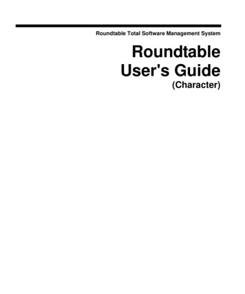 Roundtable Total Software Management System Roundtable User's Guide