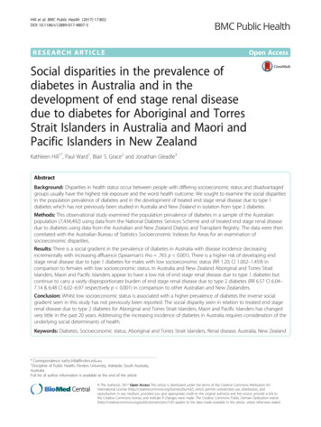 Social Disparities In The Prevalence Of Diabetes In .