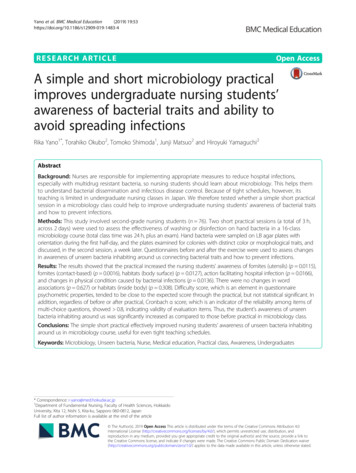 A Simple And Short Microbiology Practical Improves .