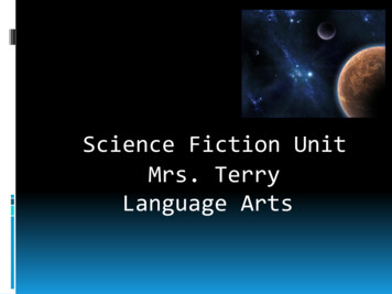 Science Fiction Unit - Weebly