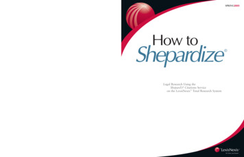 How To Shepardize - LexisNexis
