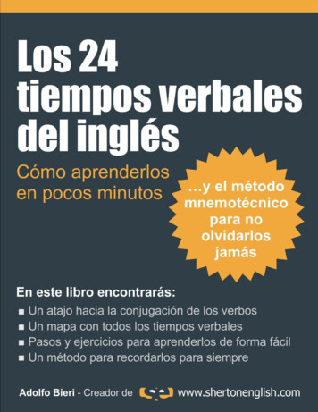  Shertonenglish Los 24 Tiempos Verbales Del Inglés - 0