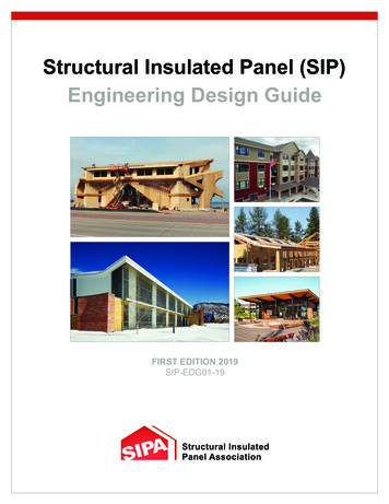 Structural Insulated Panel (SIP) Engineering Design Guide