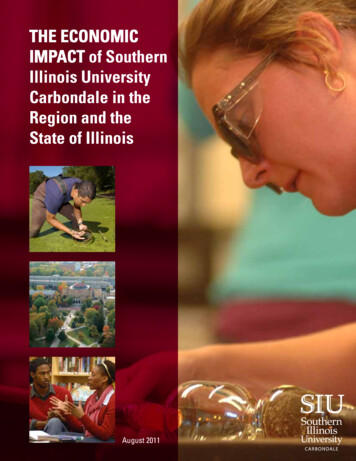 The Economic ImpacT Of Southern Illinois University Carbondale In The .
