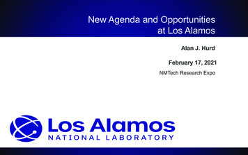 New Agenda And Opportunities At Los Alamos - Engineering