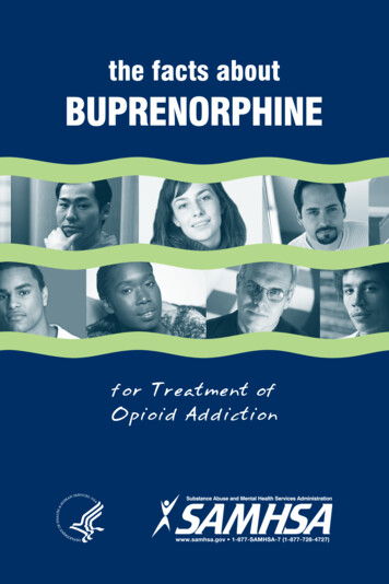 The Facts About BUPRENORPHINE