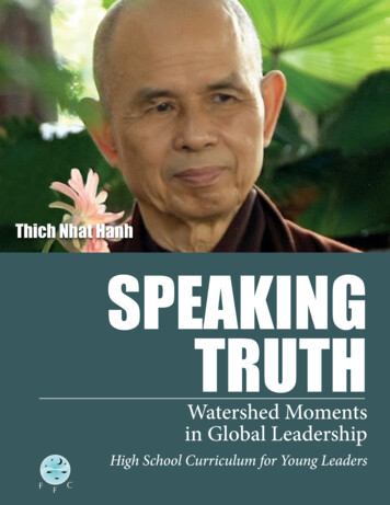 Thich Nhat Hanh SPEAKING