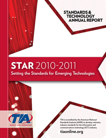 STar 2010-2011 - Telecommunications Industry Association