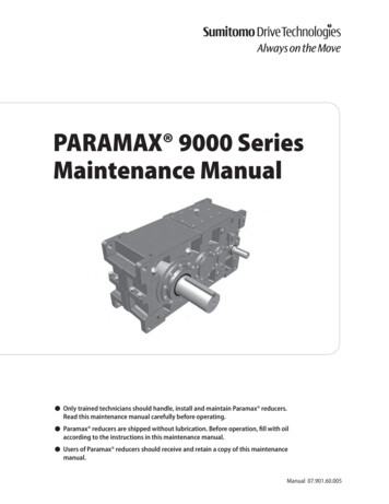 PARAMAX 9000 Series Maintenance Manual - Gdbsa 