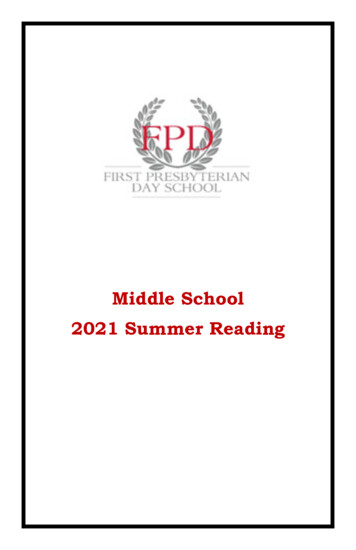 Summer Reading 2021 Middle School Web - Fpdmacon 